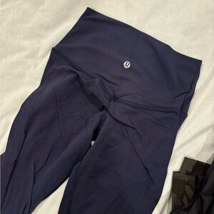 Dark blue align lululemon leggings full length